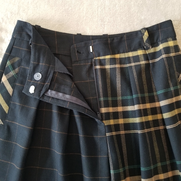 Topshop Sammy Mixed Check Wide Leg Pant - Picture 5 of 11